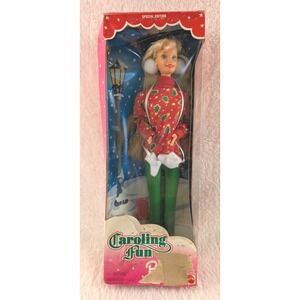 Barbie Caroling Fun Doll Special Ed Christmas 1995‎ Mattel 13966 NIB